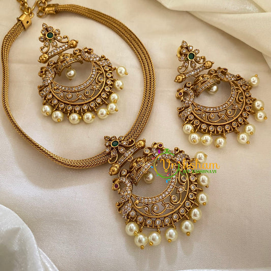 Traditional Addigai Choker Neckpiece-G7316