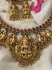 Premium Kemp Temple Neckpiece -Lakshmi Choker -G2372