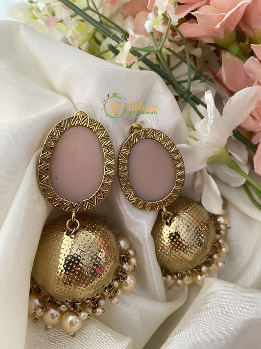 Fancy Designer Haze Jhumkas -Haze-Triangle Pattern-G2532