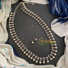 Kolhapuri Long Neckpiece- Kolhapuri Haram-Dot-S566