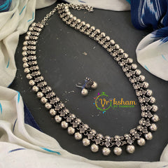 Kolhapuri Long Neckpiece- Kolhapuri Haram-Dot-S566