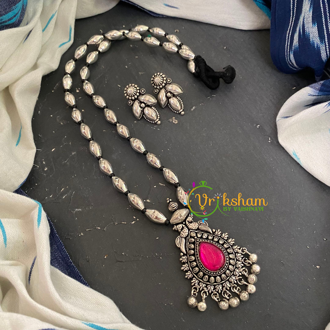 Kolhapuri Pendant Dolki Neckpiece-Tilak -S572