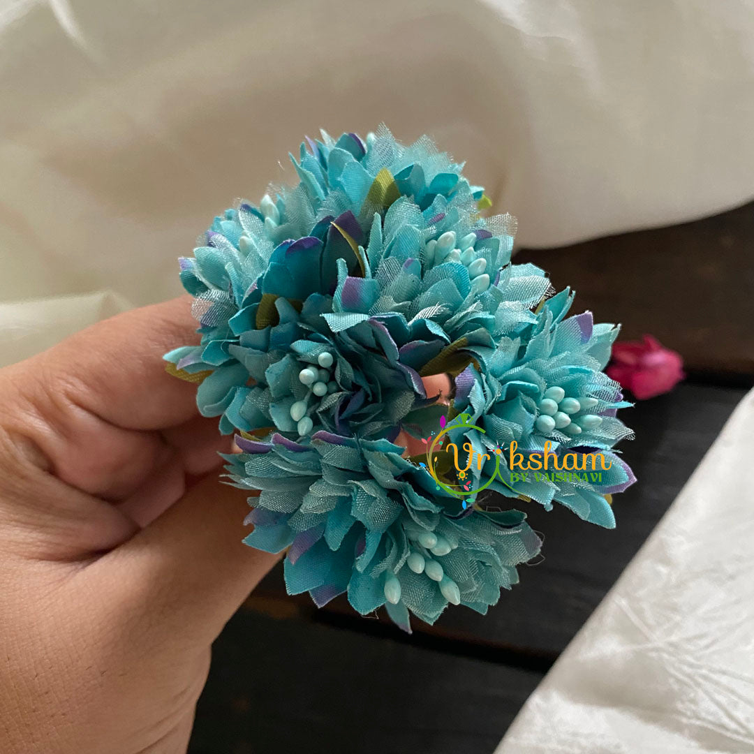 Blue Flower Bridal Hair Accessory-H106