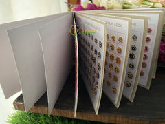 Stone Sticker Bindi Book- Color bindis -G2399