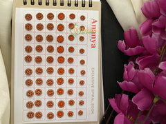 Stone Sticker Bindi Book- Color bindis -G2399