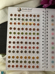 Stone Sticker Bindi Book- Color bindis -G2400