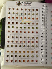 Stone Sticker Bindi Book- Color bindis -G2401