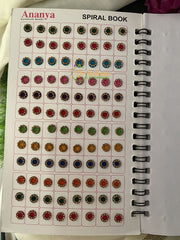 Yellow Stone Sticker Bindi Book- Color bindis -G2397