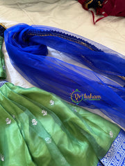 Cardamom Green Indian Traditional Girls Lehenga Set -VS906