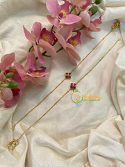 Precious Jadau Kundan Anklets -Dice-Pink -J1016