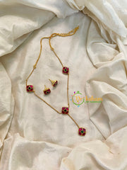 Jadau Kundan Fancy Pendant Chain -Dice-J1007