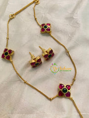 Jadau Kundan Fancy Pendant Chain -J1004