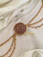 AD Stone Surya Jada Bun Billai with Maatil -Bridal Jada Billai -Ghungroo Maatil -G0133