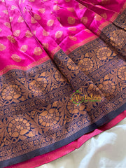 Pink with Blue Indian Traditional Girls Dress -VS913