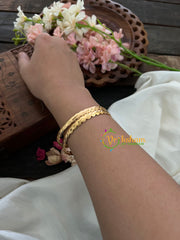 Gold Look Alike Daily Wear Bangles-Clouds-G3537