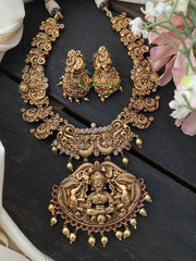 Premium Antique Temple Lakshmi Neckpiece-G2373