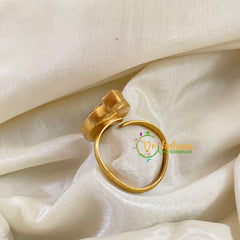 Precious Jadau Kundan Finger Ring-J1113