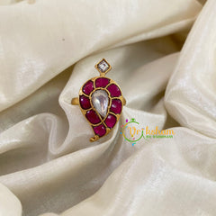 Precious Jadau Kundan Finger Ring-J1113