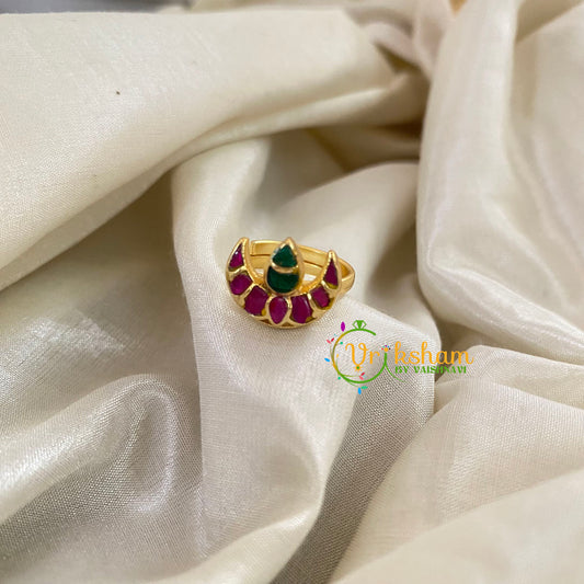 Precious Jadau Kundan Finger Ring-J1110