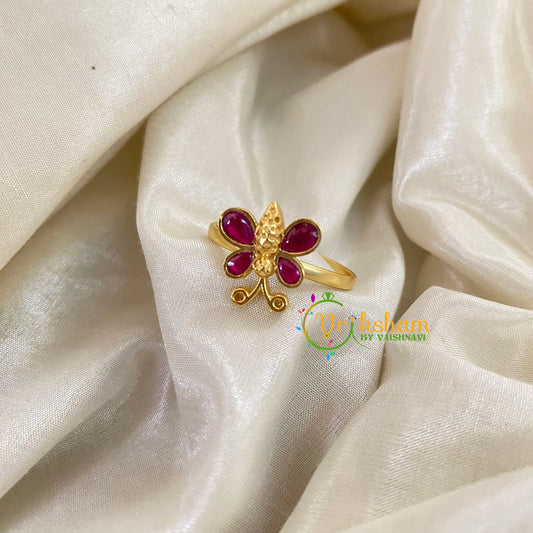 Precious Jadau Kundan Finger Ring-J1111