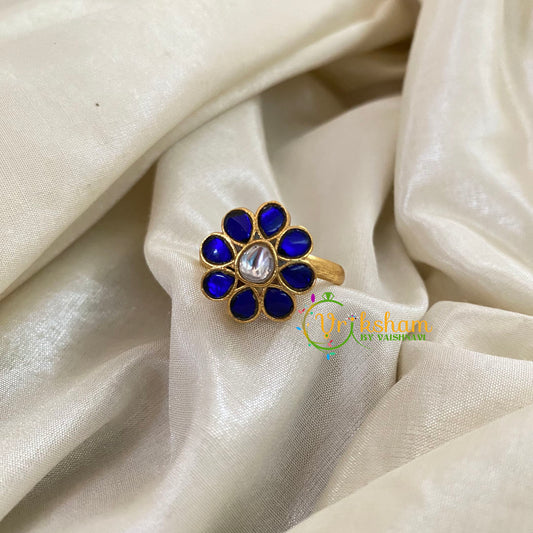 Precious Jadau Kundan Finger Ring-J1112