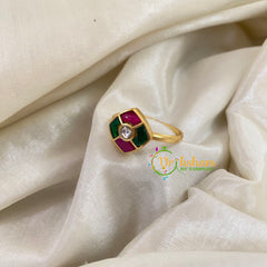 Precious Jadau Kundan Finger Ring-J1108