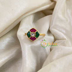 Precious Jadau Kundan Finger Ring-J1108