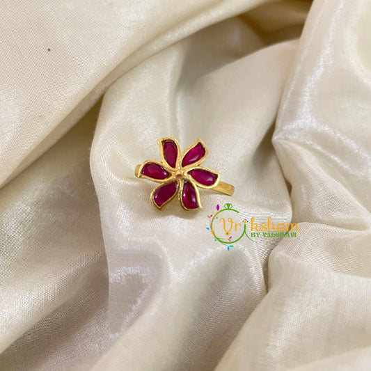 Precious Jadau Kundan Finger Ring-J1107