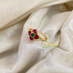 Precious Jadau Kundan Finger Ring-J1106