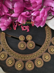 Premium Floral Chakra Choker Neckpiece -G2368