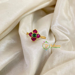 Precious Jadau Kundan Finger Ring-J1106