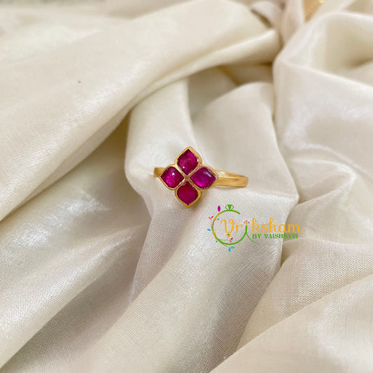 Precious Jadau Kundan Finger Ring-J1104