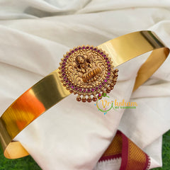 Exquisite Lakshmi Pendant Plain Hipbelt-Red-G3852