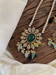 Green Victorian Diamond Pendant Addigai -VV982