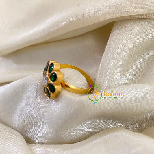 Precious Jadau Kundan Finger Ring-J1114