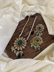 Green Victorian Diamond Pendant Addigai -VV982