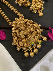 Gold Look alike Lakshmi Pendant Chain Neckpiece -G9456