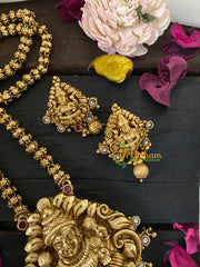 Gold Look alike Lakshmi Pendant Chain Neckpiece -G9456