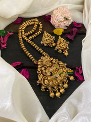 Gold Look alike Lakshmi Pendant Chain Neckpiece -G9456