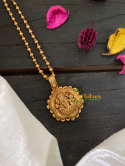 Lakshmi Pendant Chain Neckpiece -G9463