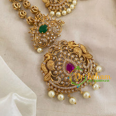 Gold Look Alike Pendant Chain Neckpiece -G9465