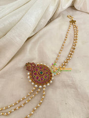 Premium Jada Bun Billai with Maatil -Bridal Bun Jada Billai -Red Green-G9488