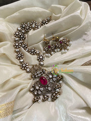 Exquisite Royal Victorian Diamond Long Neckpiece -VV575