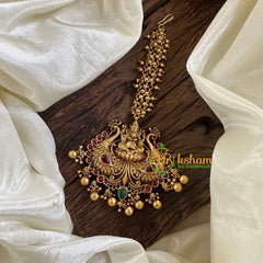 Premium Lakshmi Maang Tikka -Cluster Ghungroo -G10502