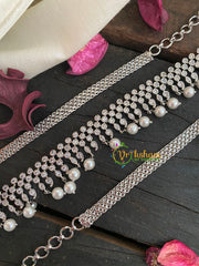 American Diamond Hip Chain- Bridal Hipbelt-Dotted-G3861