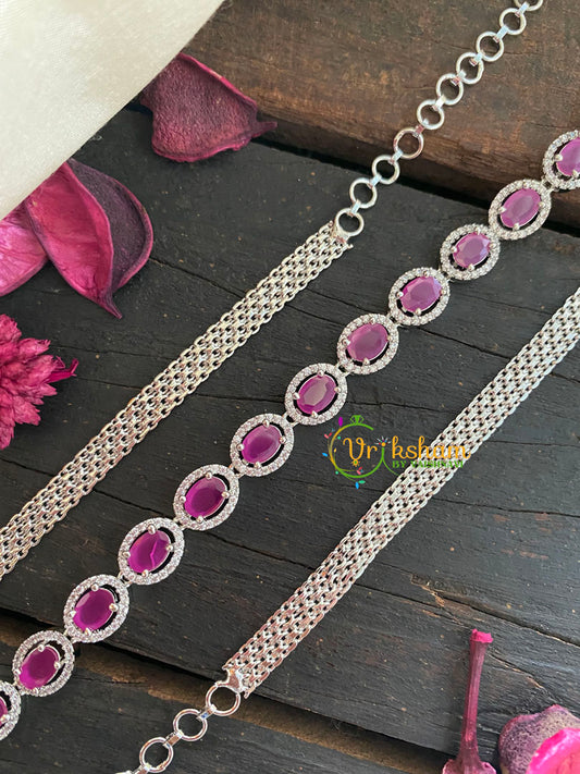 American Diamond Hip chain-G3876