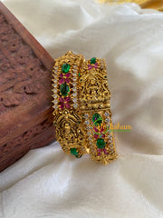 AD Stone Antique Temple Bangles -G5984