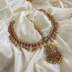 Traditional Lakshmi Kemp Maang Tikka-Double Side Tikka-Gold Beads-G10562