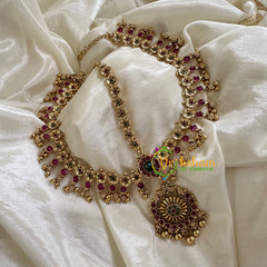 Traditional Kemp Maang Tikka-Double Side Tikka-Gold Beads-G10564