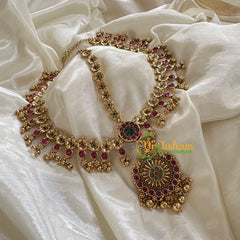 Traditional Kemp Maang Tikka-Double Side Tikka-Gold Beads-G10564